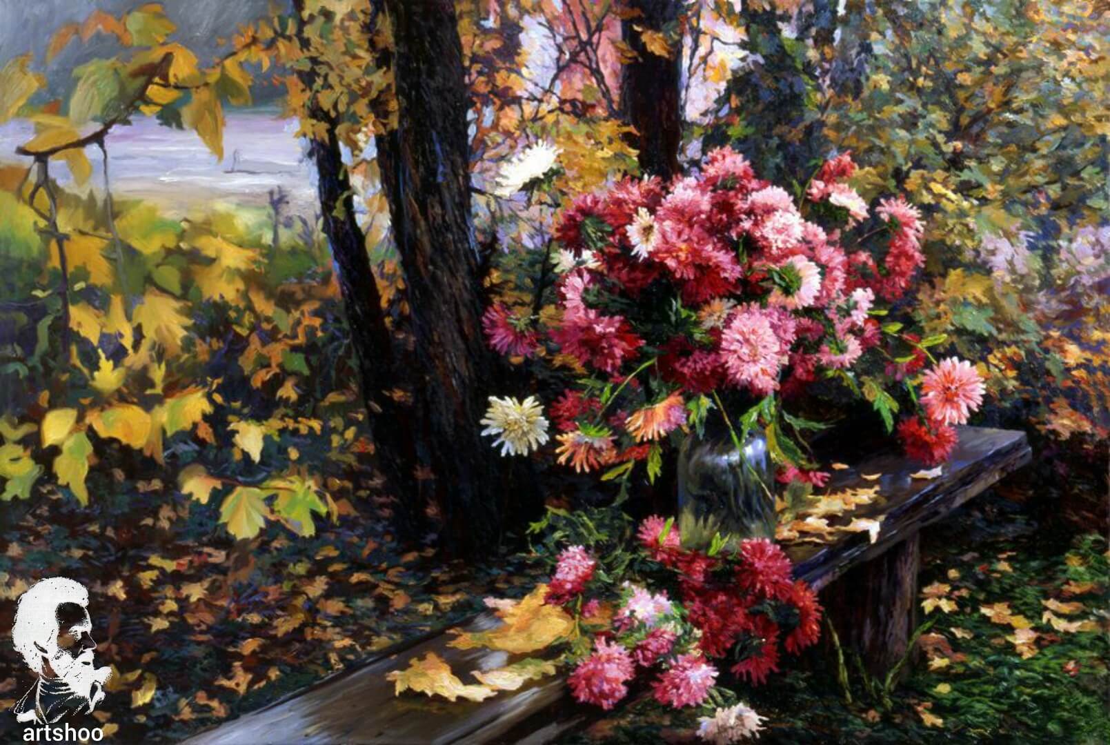 آموزش نقاشی رنگ روغن